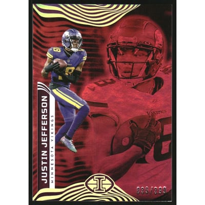 2022 Panini Illusions Pink #65 Justin Jefferson