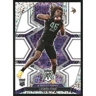 2022 Panini Mosaic White Sparkle #379 Lewis Cine