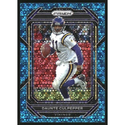 2022 Panini Prizm Prizms No Huddle Blue #195 Daunte Culpepper
