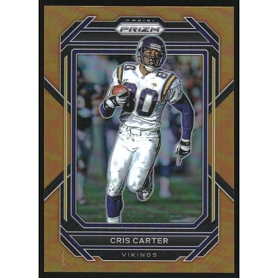 2022 Panini Prizm Prizms Orange #196 Cris Carter