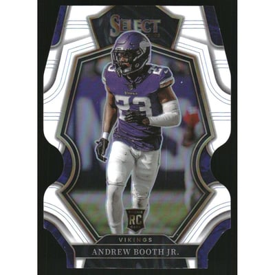 2022 Select Prizm White Die Cut #166 Andrew Booth Jr.