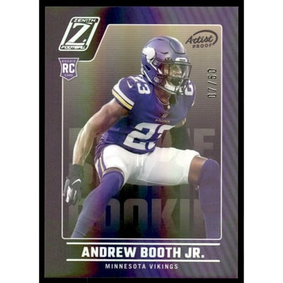 2022 Zenith Artist Proof Silver #146 Andrew Booth Jr.