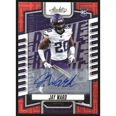 2023 Absolute Signatures Red Squares #200 Jay Ward/100