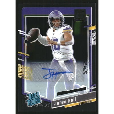 2023 Clearly Donruss Clearly Rated Rookie Autographs #66 Jaren Hall