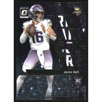 2023 Donruss Optic Rookie Primary Colors Purple Stars #10 Jaren Hall