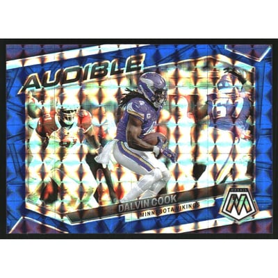 2023 Panini Mosaic Audible Mosaic Blue #20 Dalvin Cook