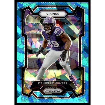 2023 Panini Prizm Prizms Blue Ice #193 Danielle Hunter