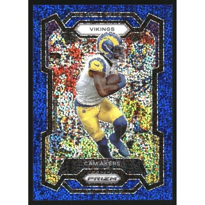 2023 Panini Prizm Prizms Blue Sparkle #164 Cam Akers