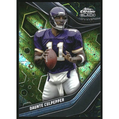2023 Topps Composite Chrome Black Gold Mini Diamond Refractors #128 Daunte Culpepper