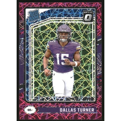 2024 Donruss Optic Pink Velocity #224 Dallas Turner RR