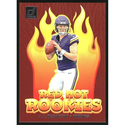 2024 Donruss Red Hot Rookies #6 J.J. McCarthy