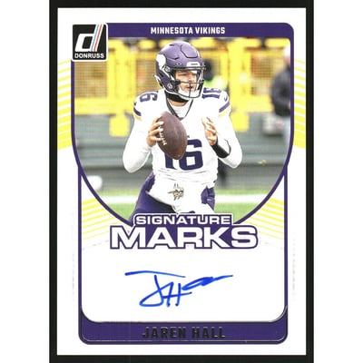 2024 Donruss Signature Marks #8 Jaren Hall