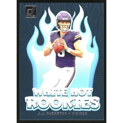 2024 Donruss White Hot Rookies #1 J.J. McCarthy