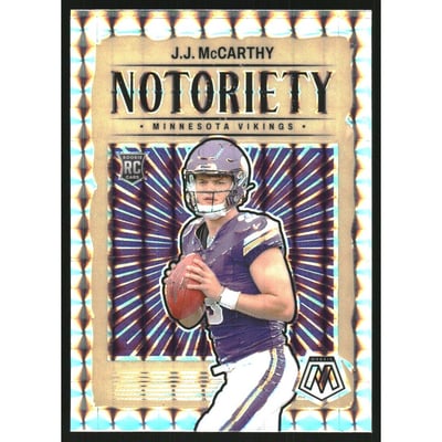 2024 Panini Mosaic Notoriety Mosaic #21 JJ McCarthy