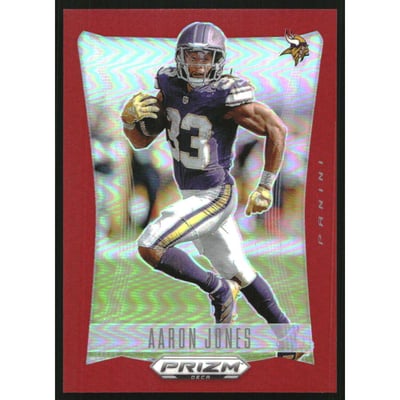 2024 Panini Prizm Deca Prizms Red #207 Aaron Jones