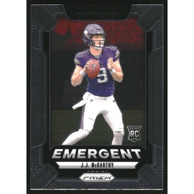 2024 Panini Prizm Emergent #19 JJ McCarthy