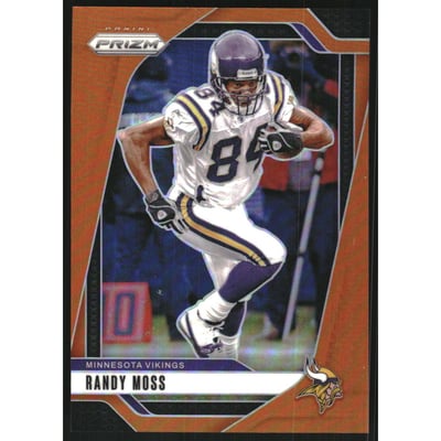 2024 Panini Prizm Prizms Orange #192 Randy Moss