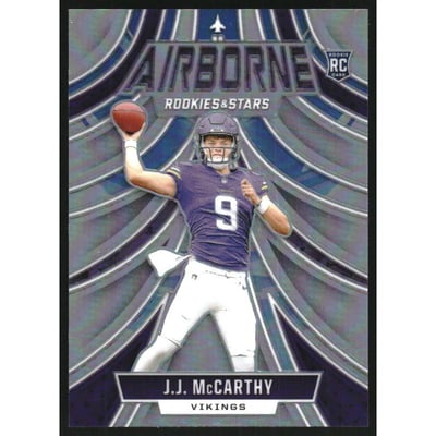 2024 Rookies and Stars Airborne Silver #21 JJ McCarthy