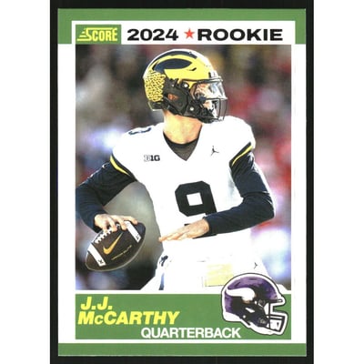 2024 Score 35th Anniversary Rookie #8 J.J. McCarthy