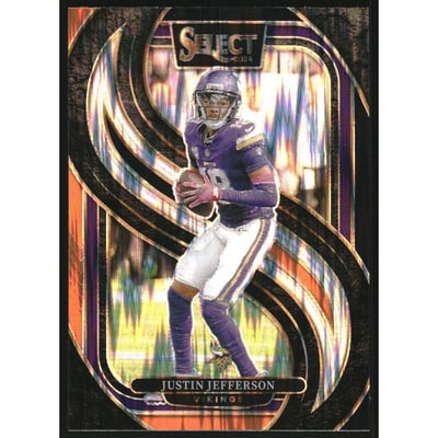 2024 Select Prizm Black and Gold Shock #174 Justin Jefferson