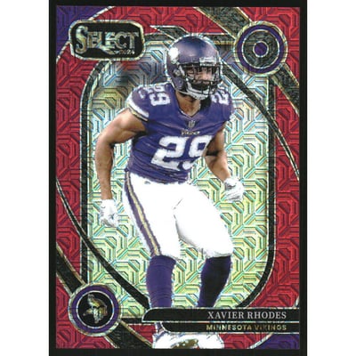 2024 Select Prizm Red #201 Xavier Rhodes/49