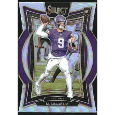 2024 Select Prizm Silver Die Cut #24 JJ McCarthy