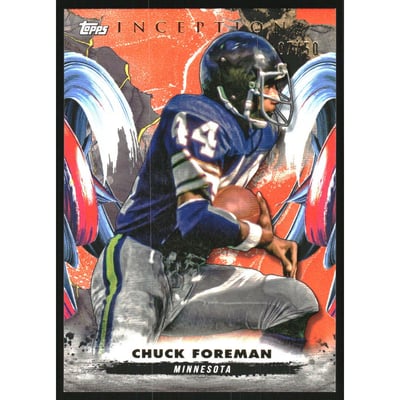 2024 Topps Inception Orange #88 Chuck Foreman