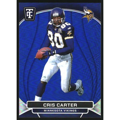 2024 Totally Certified Mirror Platinum Blue #193 Cris Carter