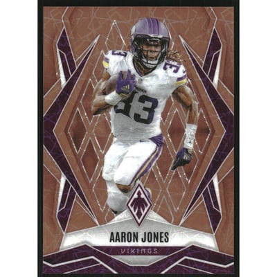 2025 Panini Phoenix Bronze Lazer #85 Aaron Jones
