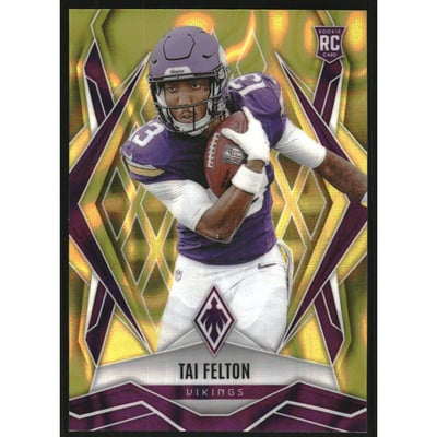 2025 Panini Phoenix Yellow Lava #171 Tai Felton