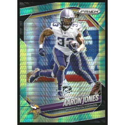 2025 Panini Prizm Prizms Hyper #7 Aaron Jones