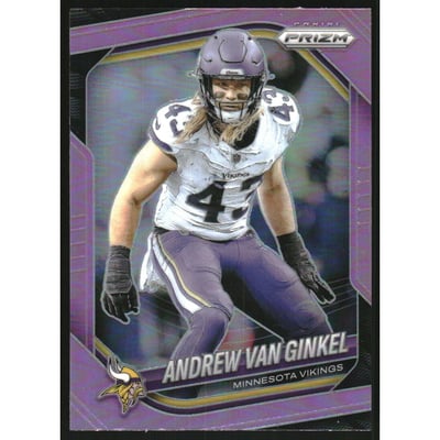 2025 Panini Prizm Prizms Pink #63 Andrew Van Ginkel