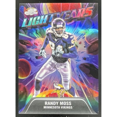 2025 Topps Cosmic Chrome Light Years #LY-10 Randy Moss SP