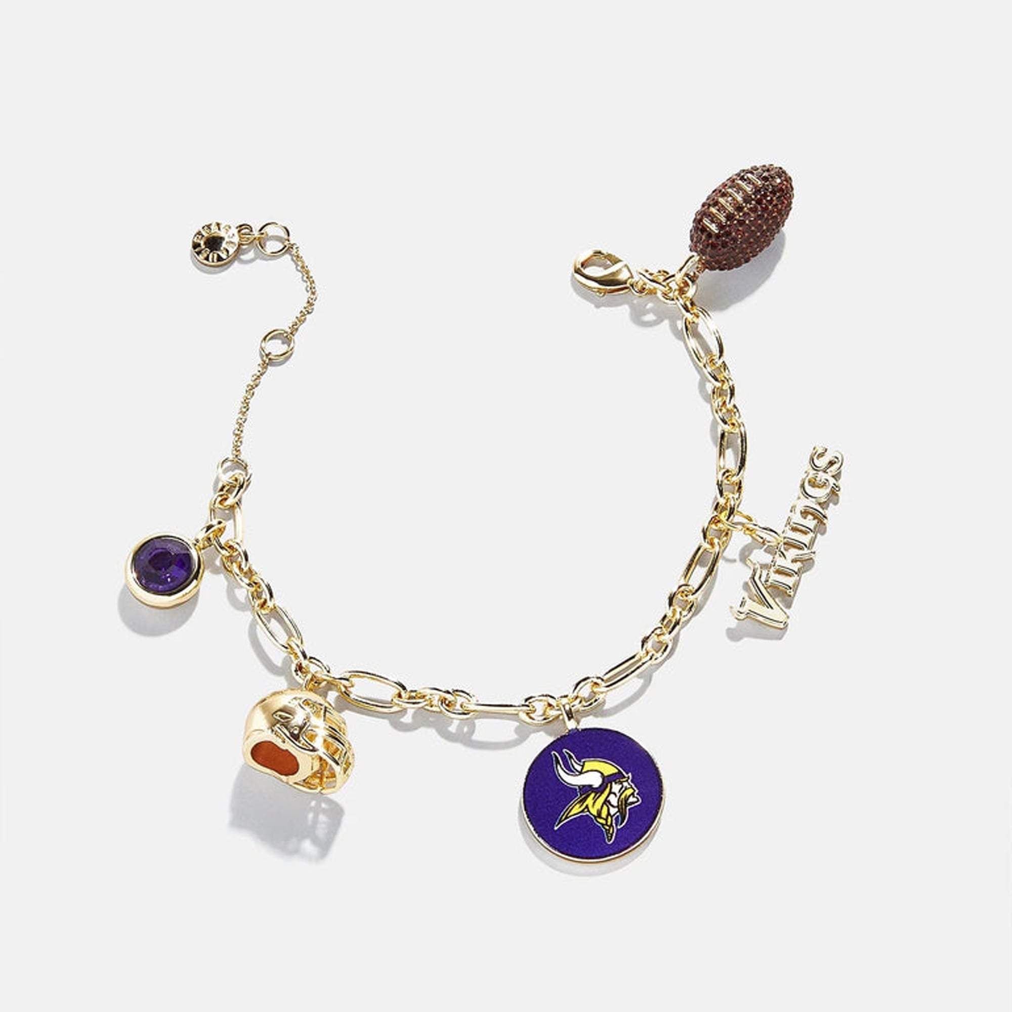Bracelet à breloques BaubleBar Minnesota Vikings