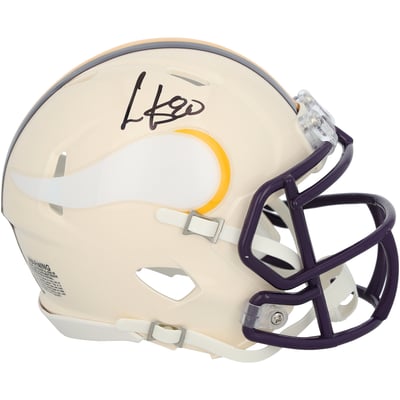 Cris Carter Minnesota Vikings Autographed Fanatics Authentic Riddell Retro Speed Mini Helmet