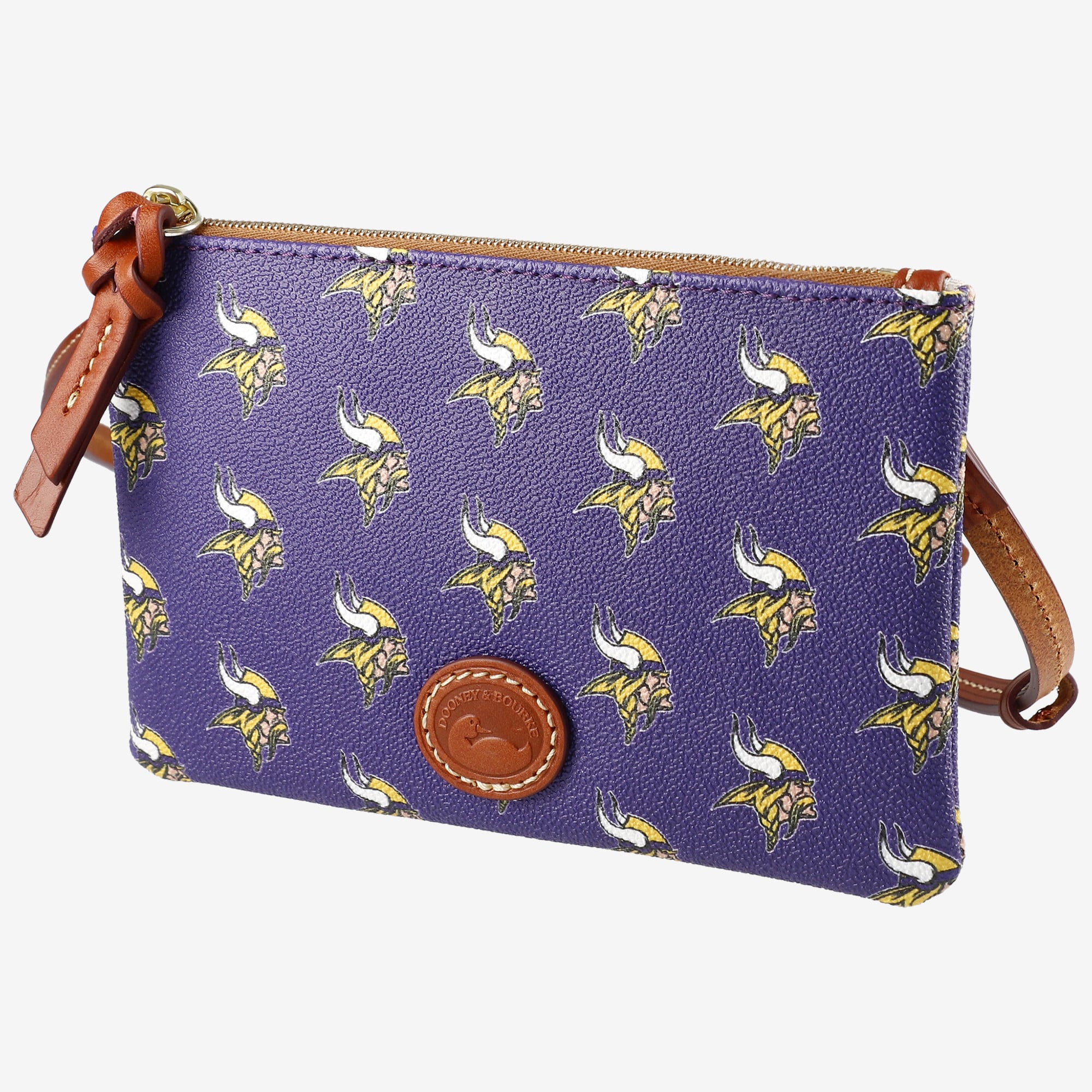 Dooney & Bourke Minnesota Vikings Top Zip Crossbody Bag