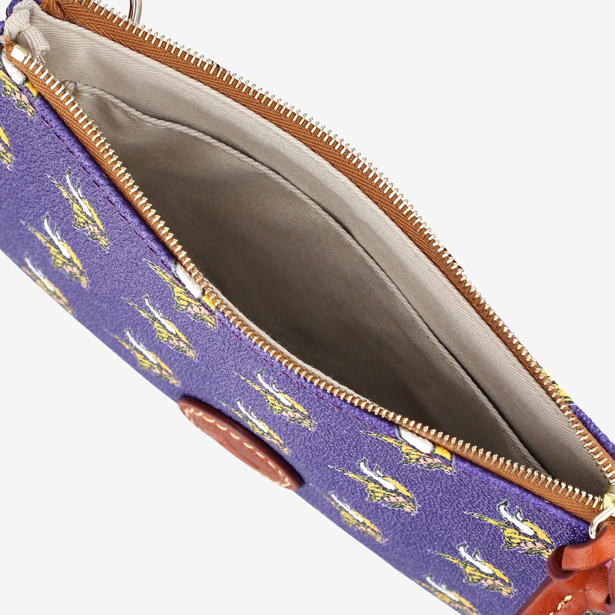 Dooney & Bourke Minnesota Vikings Top Zip Crossbody Bag