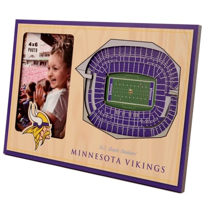 Minnesota Vikings Fanpoint 3D StadiumView Picture Frame