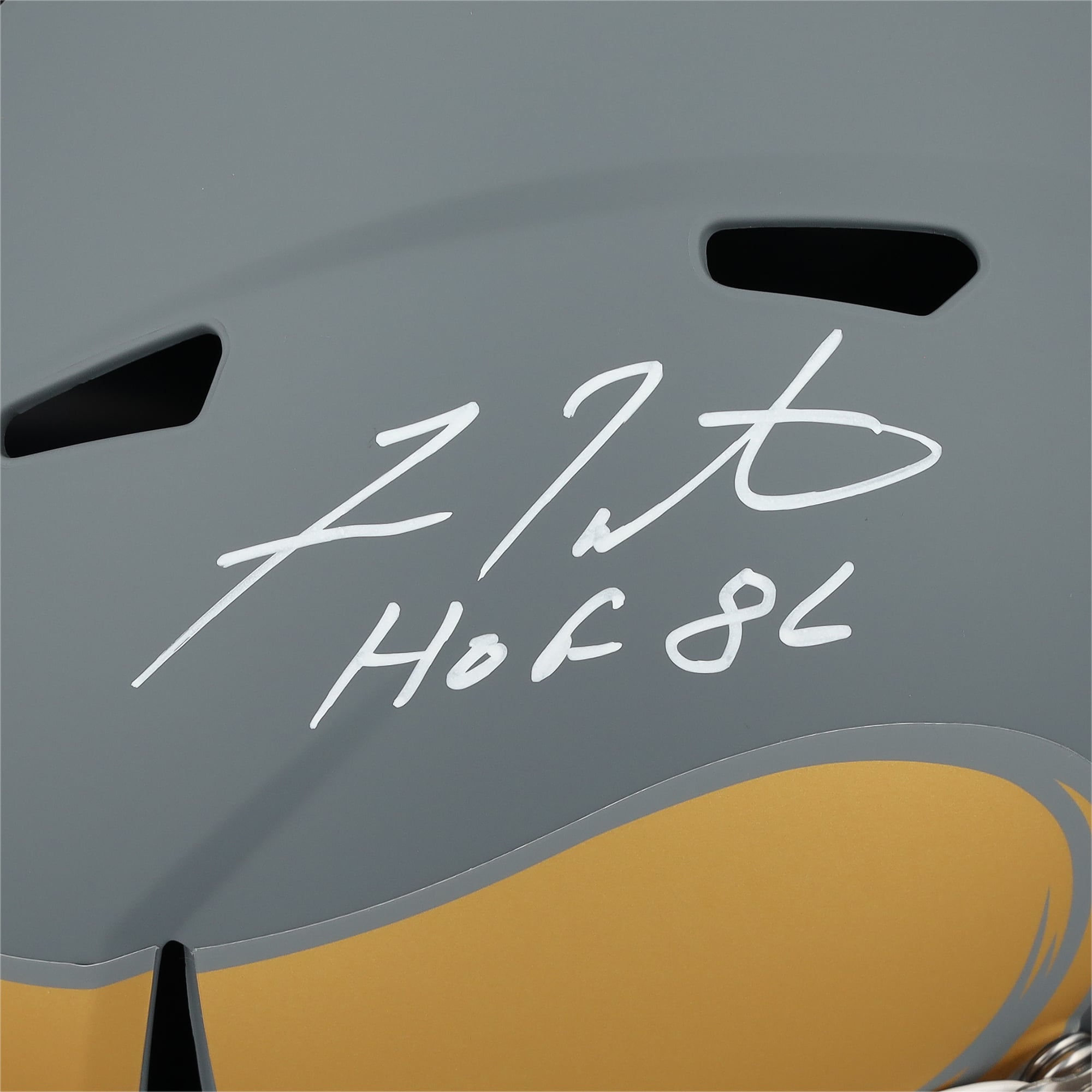Fran Tarkenton Minnesota Vikings Autographed Riddell 2024 Slate Speed Replica Helmet with "HOF 86" Inscription