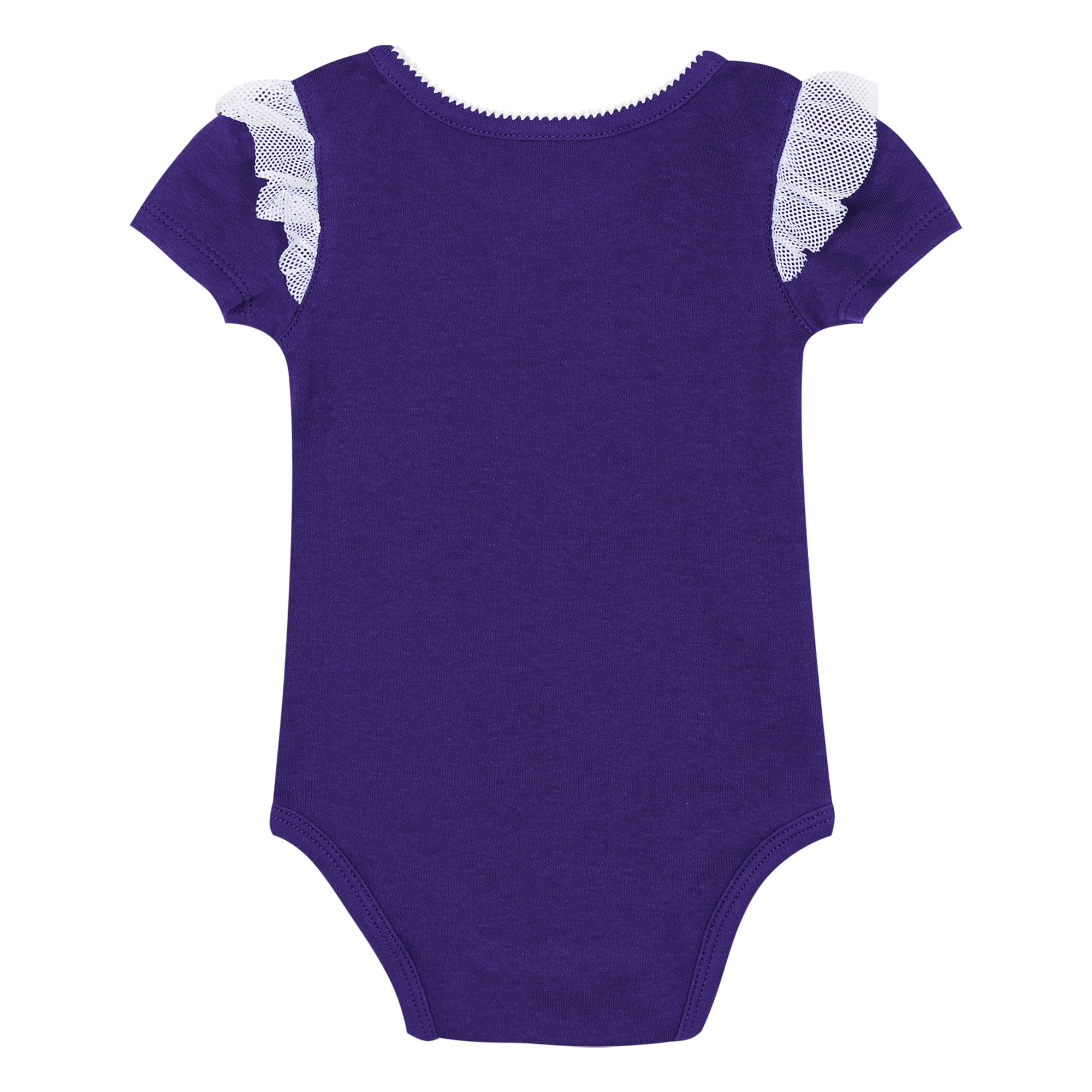 Ensemble body et jupe imprimé cœurs fondus violet Minnesota Vikings pour bébé fille Outerstuff Court