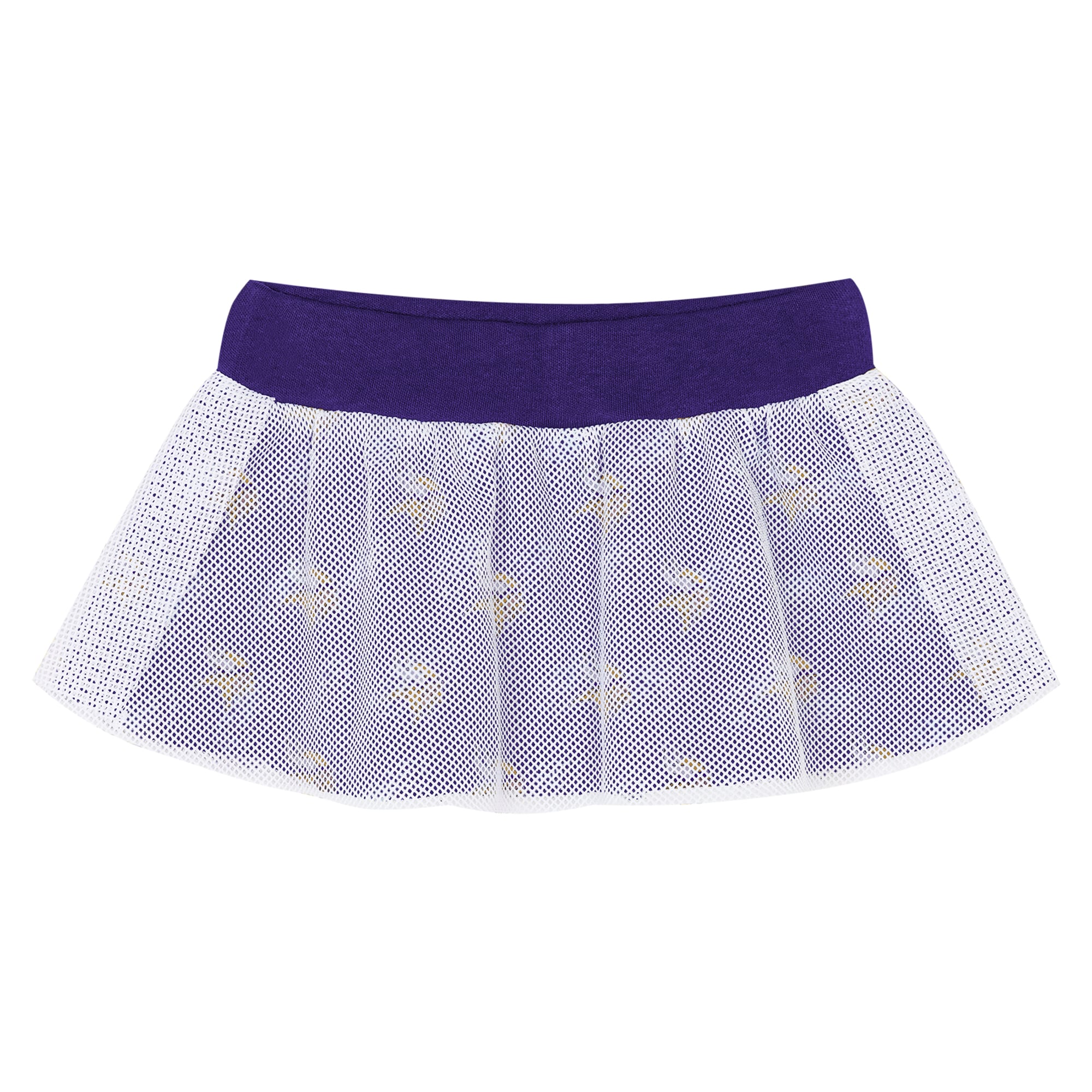 Ensemble body et jupe imprimé cœurs fondus violet Minnesota Vikings pour bébé fille Outerstuff Court