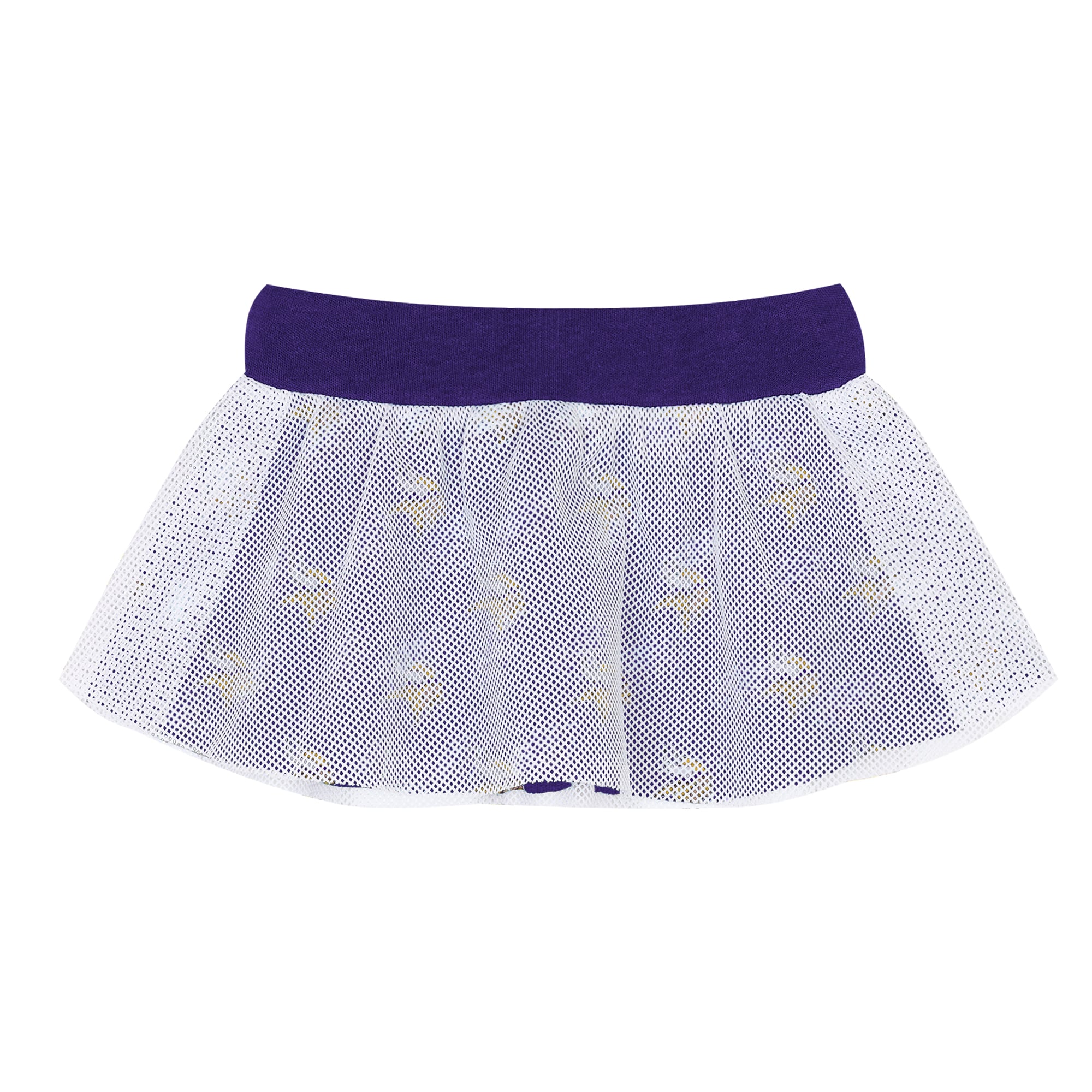 Ensemble body et jupe imprimé cœurs fondus violet Minnesota Vikings pour bébé fille Outerstuff Court