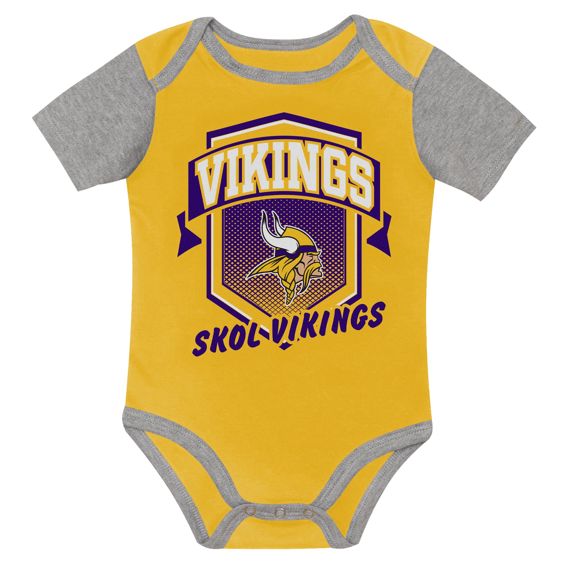 Infant Outerstuff Minnesota Vikings First Round Pick 3-Piece Bodysuit Set