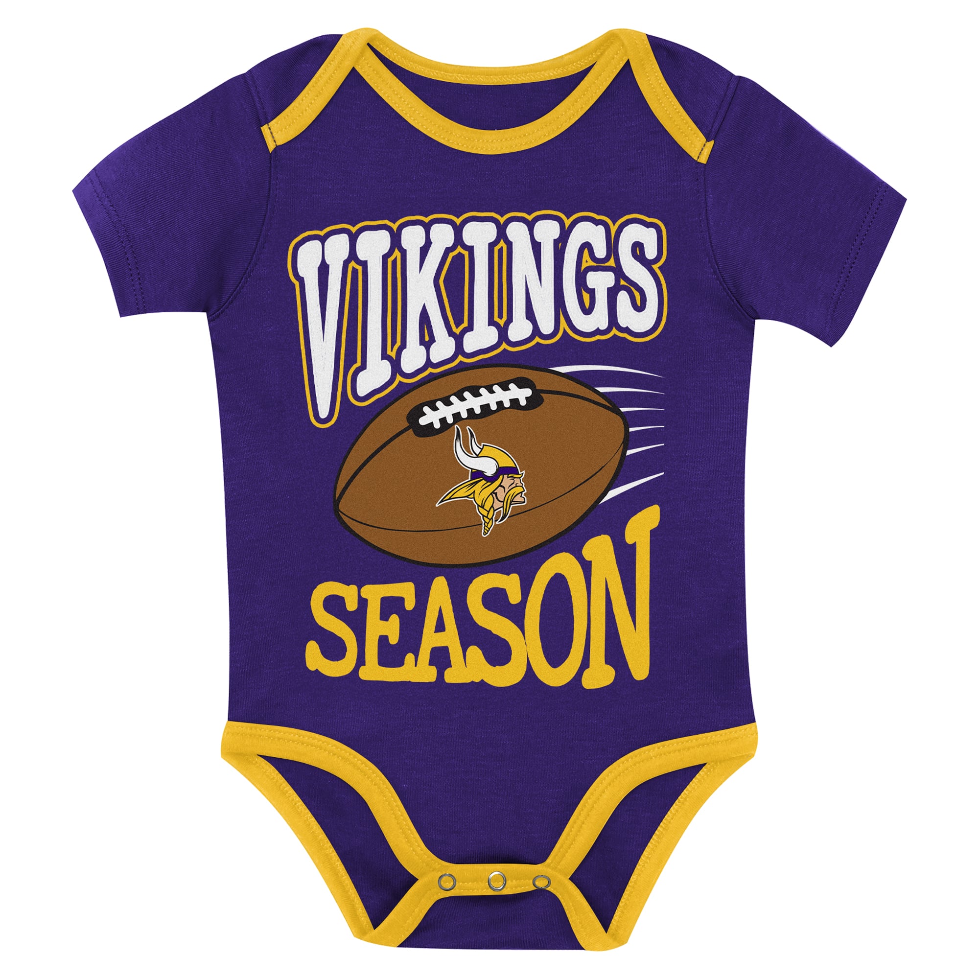 Infant Outerstuff Minnesota Vikings First Round Pick 3-Piece Bodysuit Set