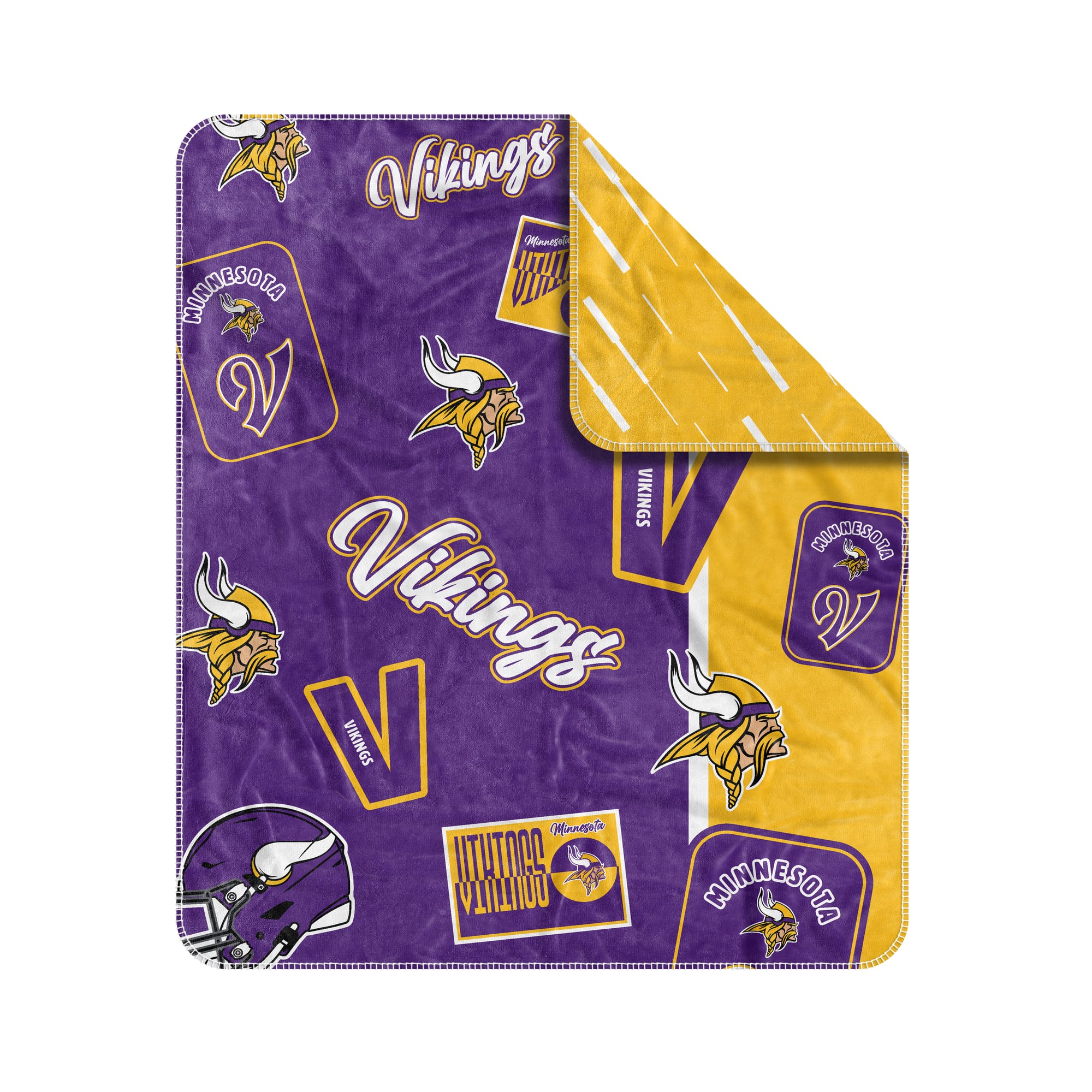 Couverture jetée Dream Weave 50 po x 60 po avec logo Minnesota Vikings