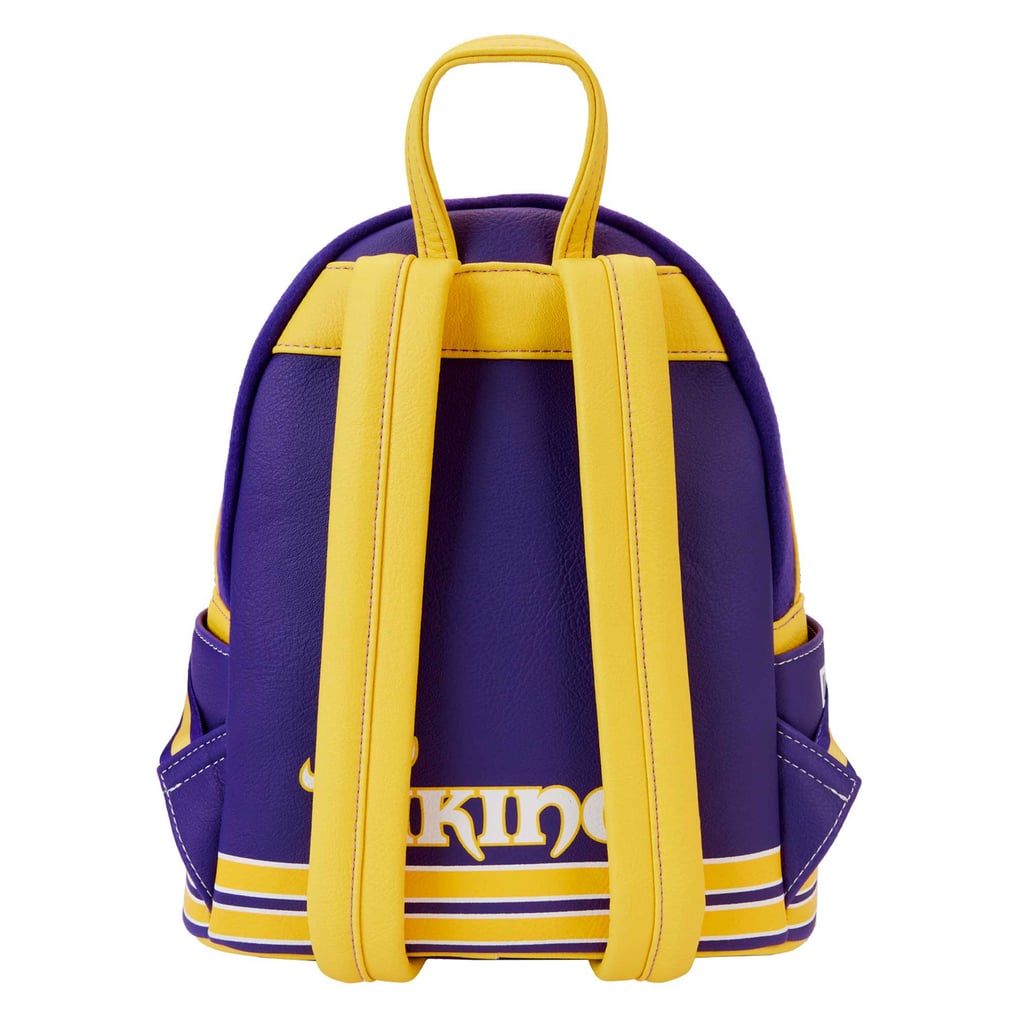Loungefly Minnesota Vikings Varsity Mini Backpack display picture 1