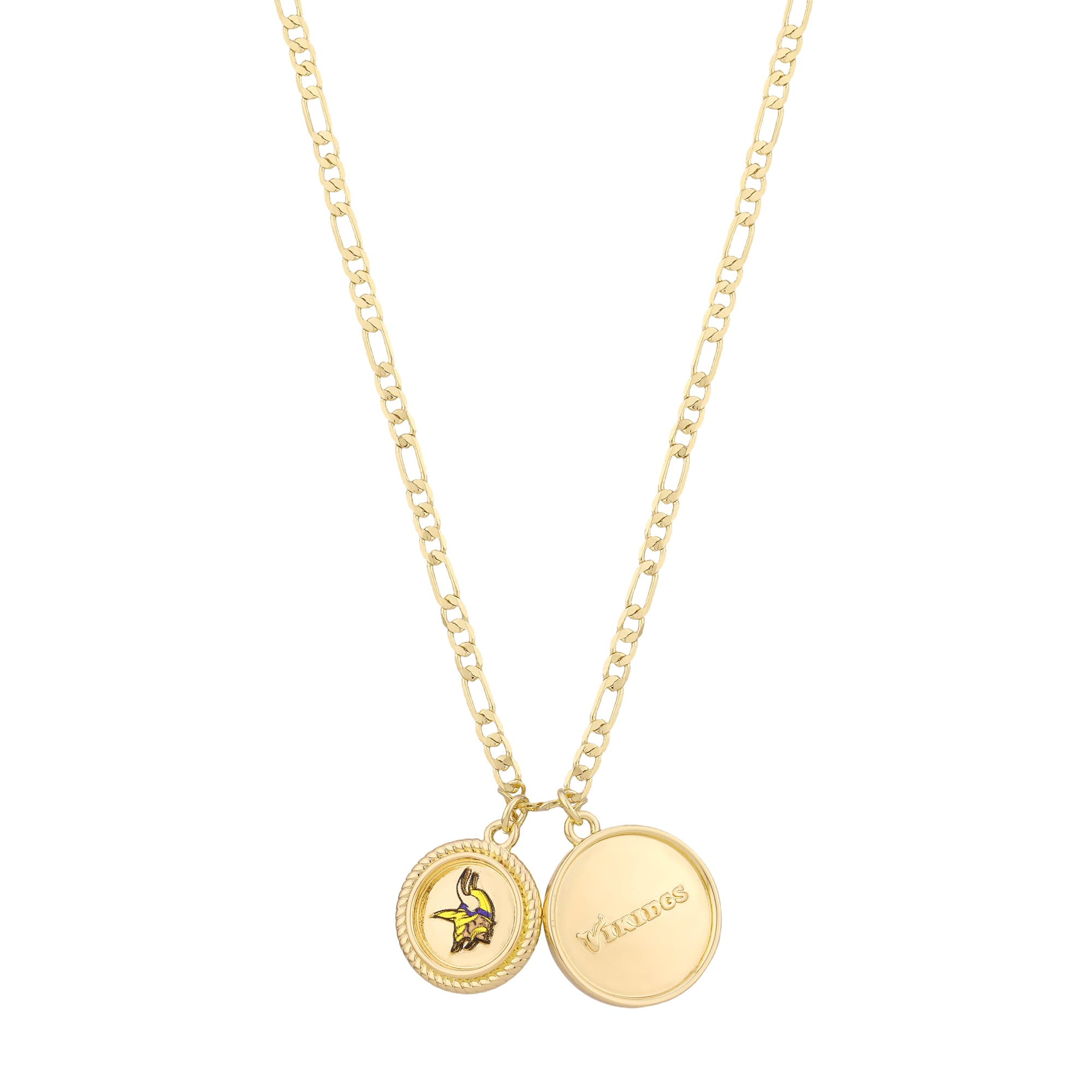 Collier avec logo double pièce LUV AJ Minnesota Vikings