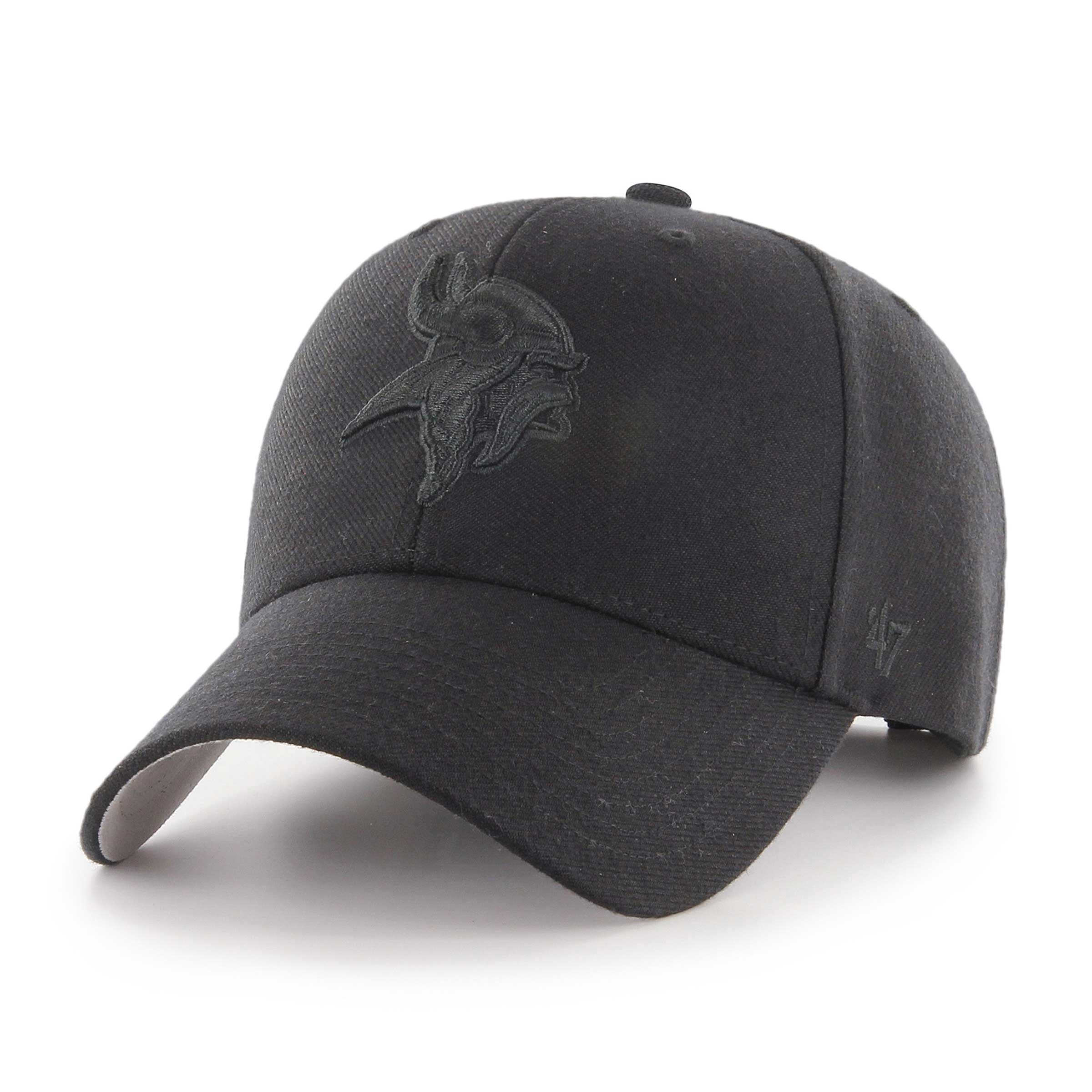 Casquette ajustable '47 Black Minnesota Vikings Tonal MVP pour homme