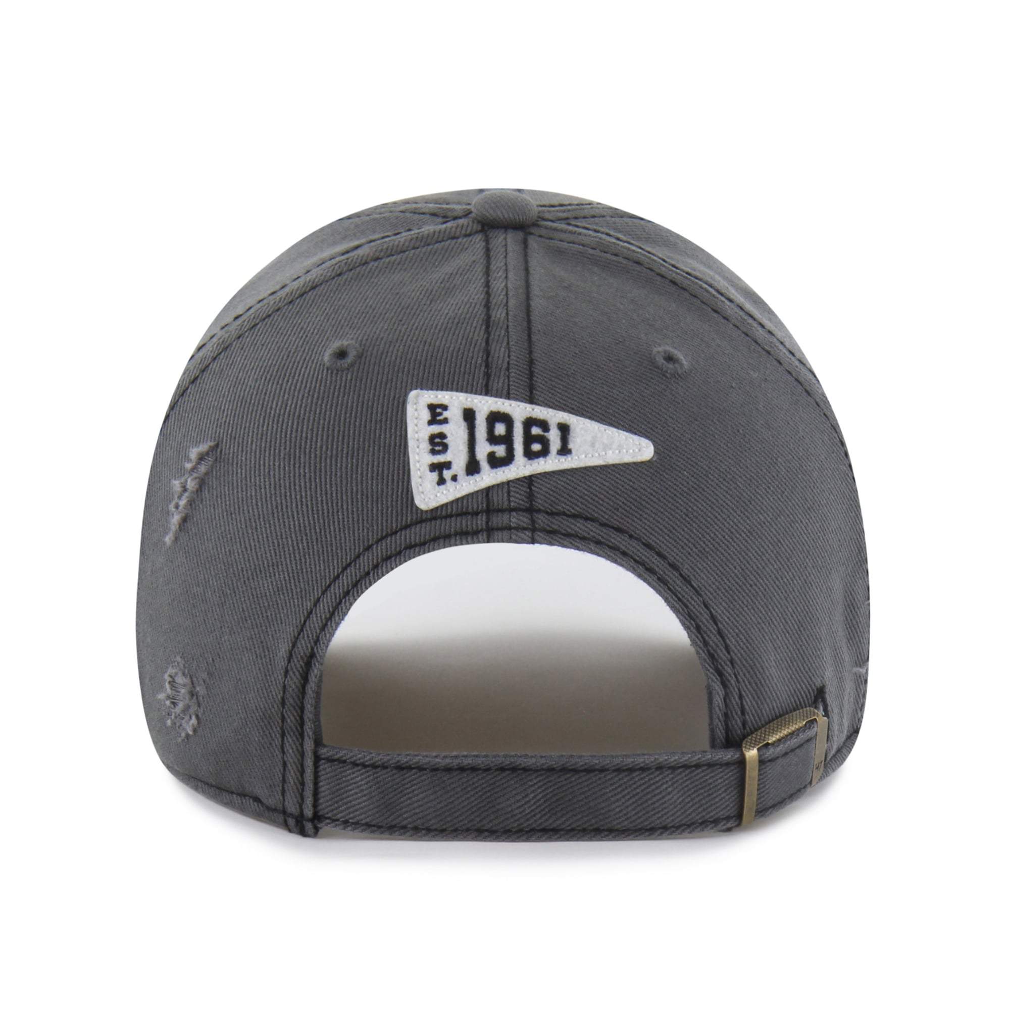 Men's '47 Charcoal Minnesota Vikings Seymoore Clean Up Adjustable Hat