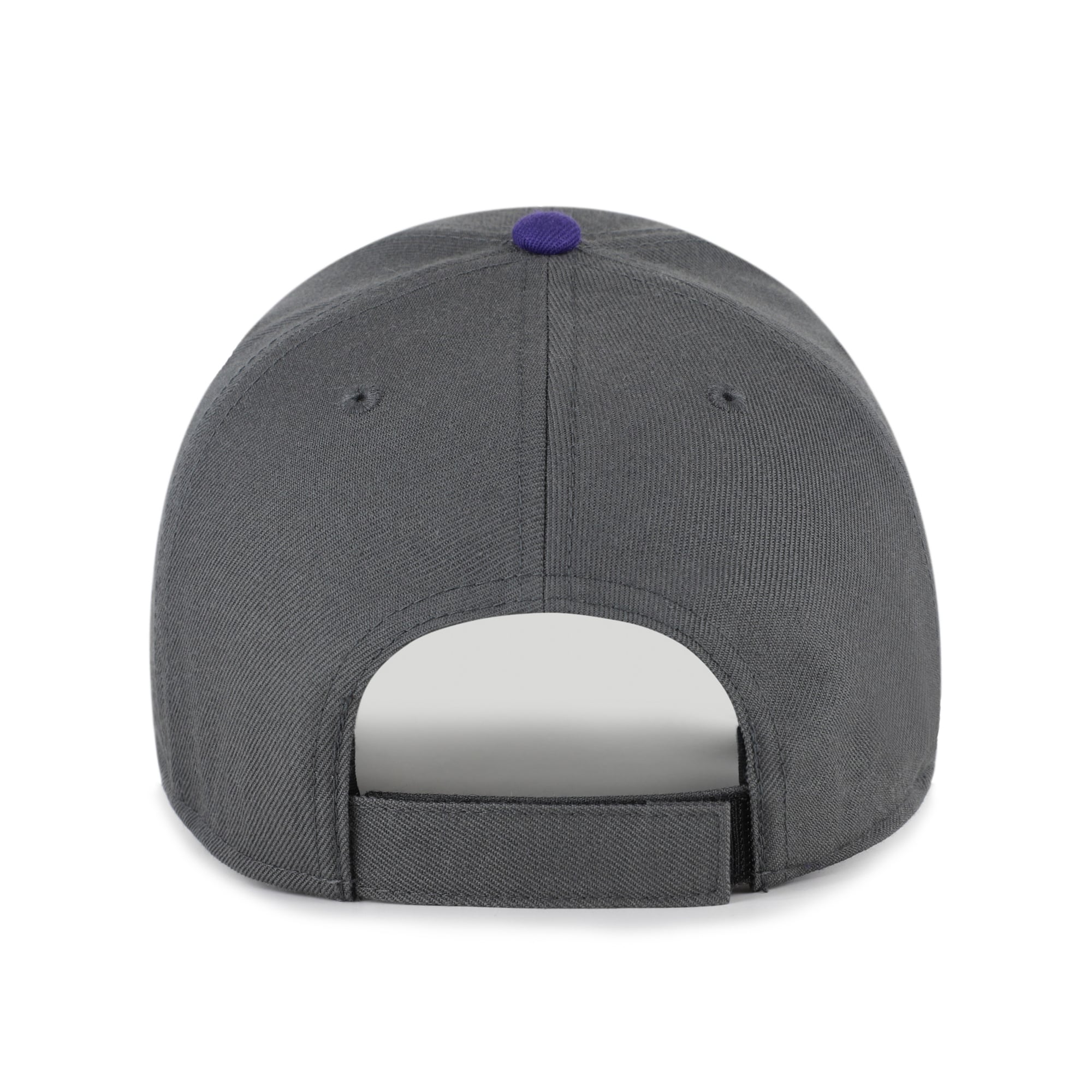 Men's '47 Charcoal Minnesota Vikings Split Block MVP Adjustable Hat